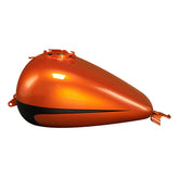 HR3 Scorched Orange / Black Denim CVO Fuel Gas Tank For 2008-2023 Harley Touring CVO Models